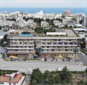 Girne / Çarşı Merkezi 1+1 Blue Palm havuzlu Rezidans