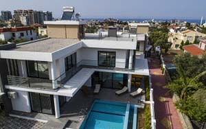 GİRNE / Doğanköy 4+1 Özel Havuzlu Falcon Villa